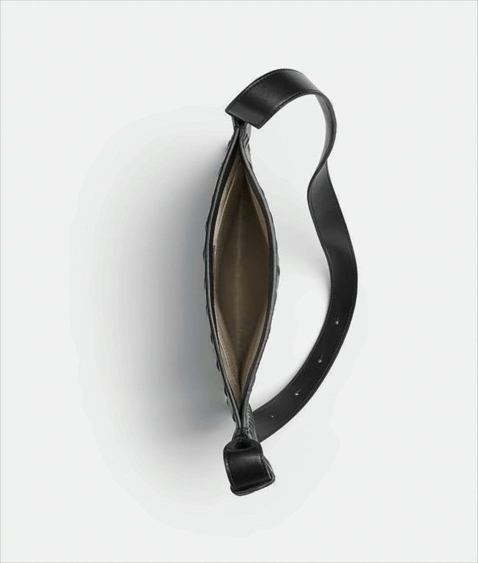 Bottega Veneta Signature Woven Calf Leather Crossbody Bag