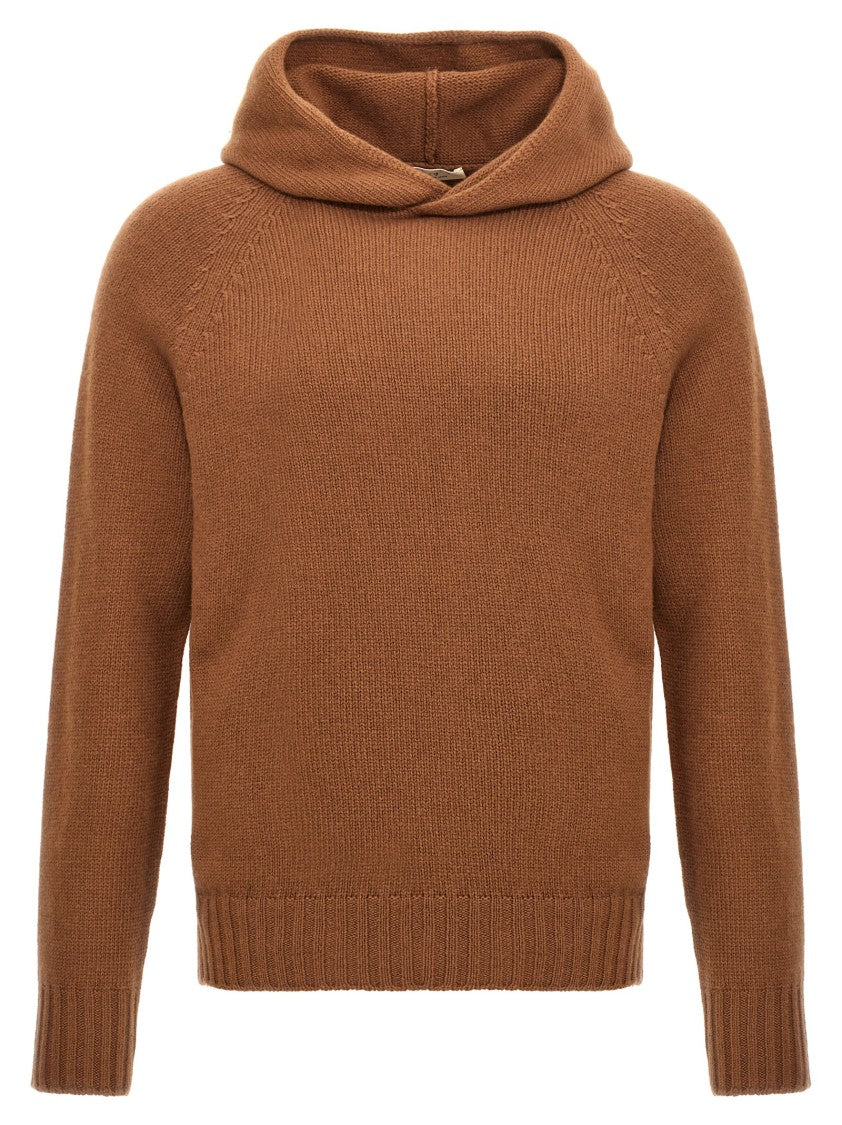 Ma'ry'ya Wool Hooded Sweater