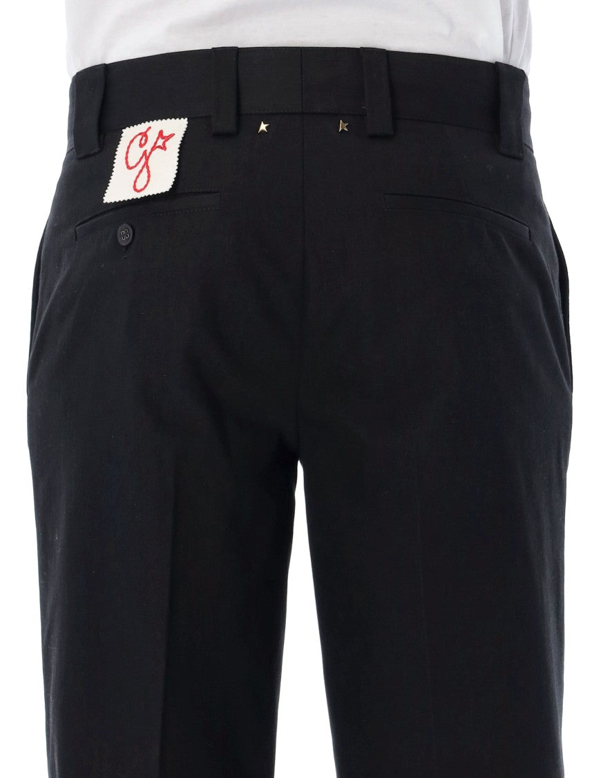 Golden Goose Straight-Leg Chino Pants With Cuffed Hems