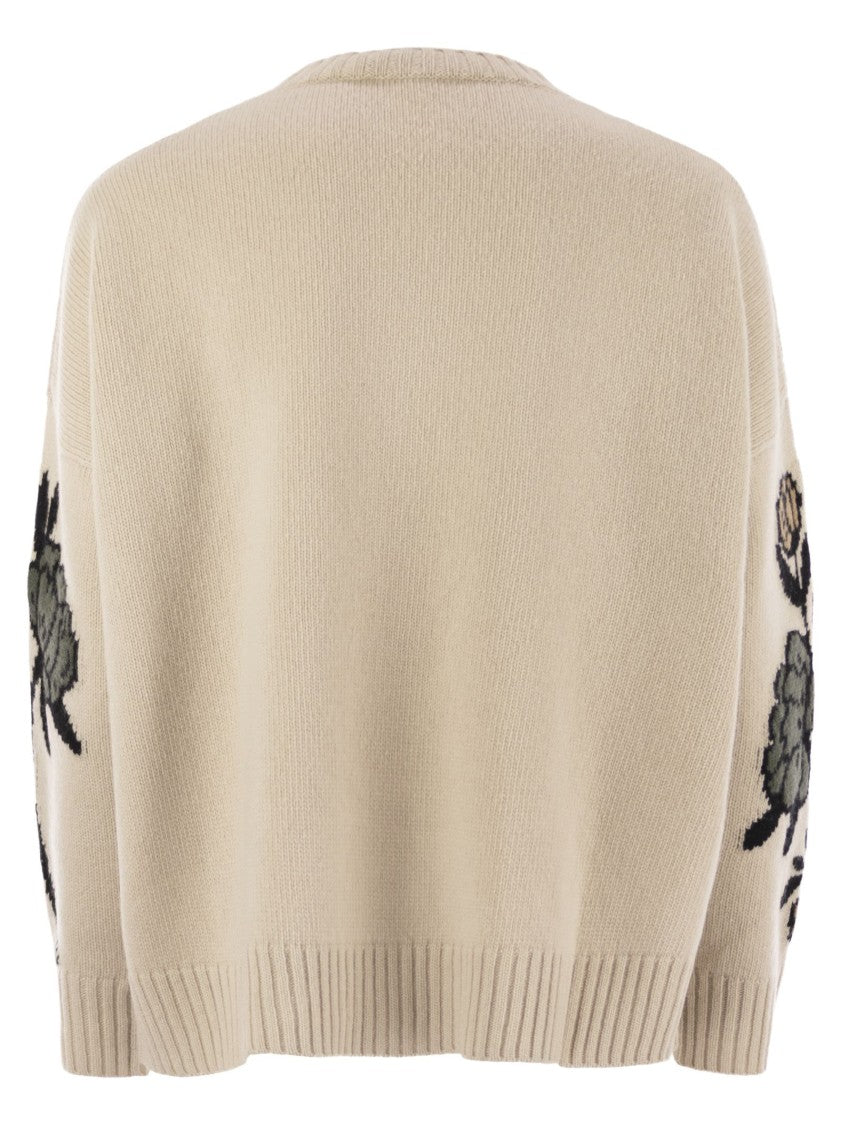 Max Mara Pavidi - Over Sweater In Wool Yarn