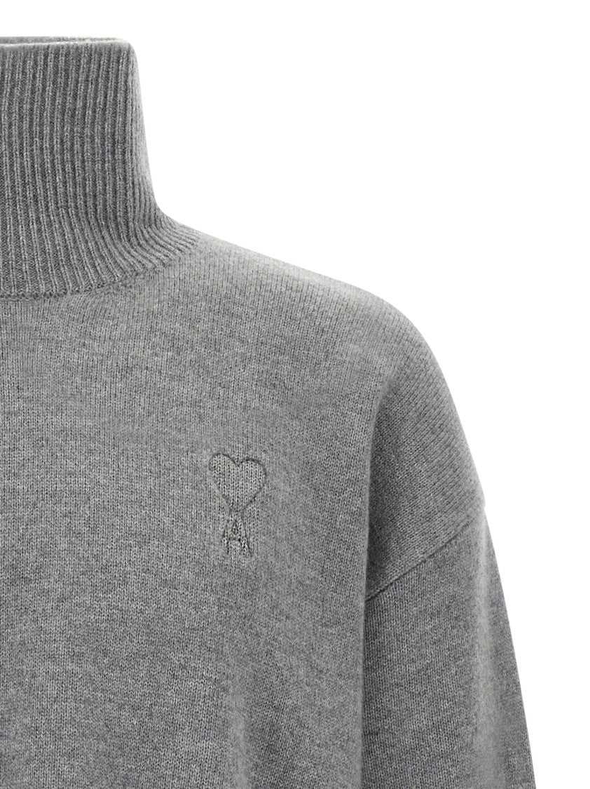Ami Puff Logo Sweater