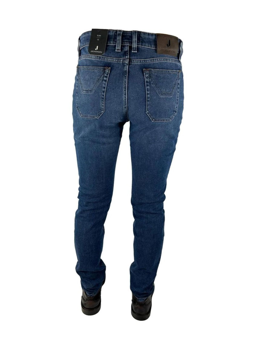 Jeckerson Medium Wash Slim Fit Jeckerson Denim Jeans