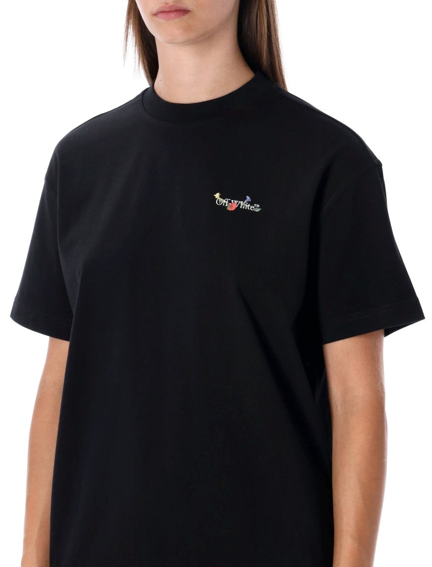 Off-White Arrow Glass Flower Tee