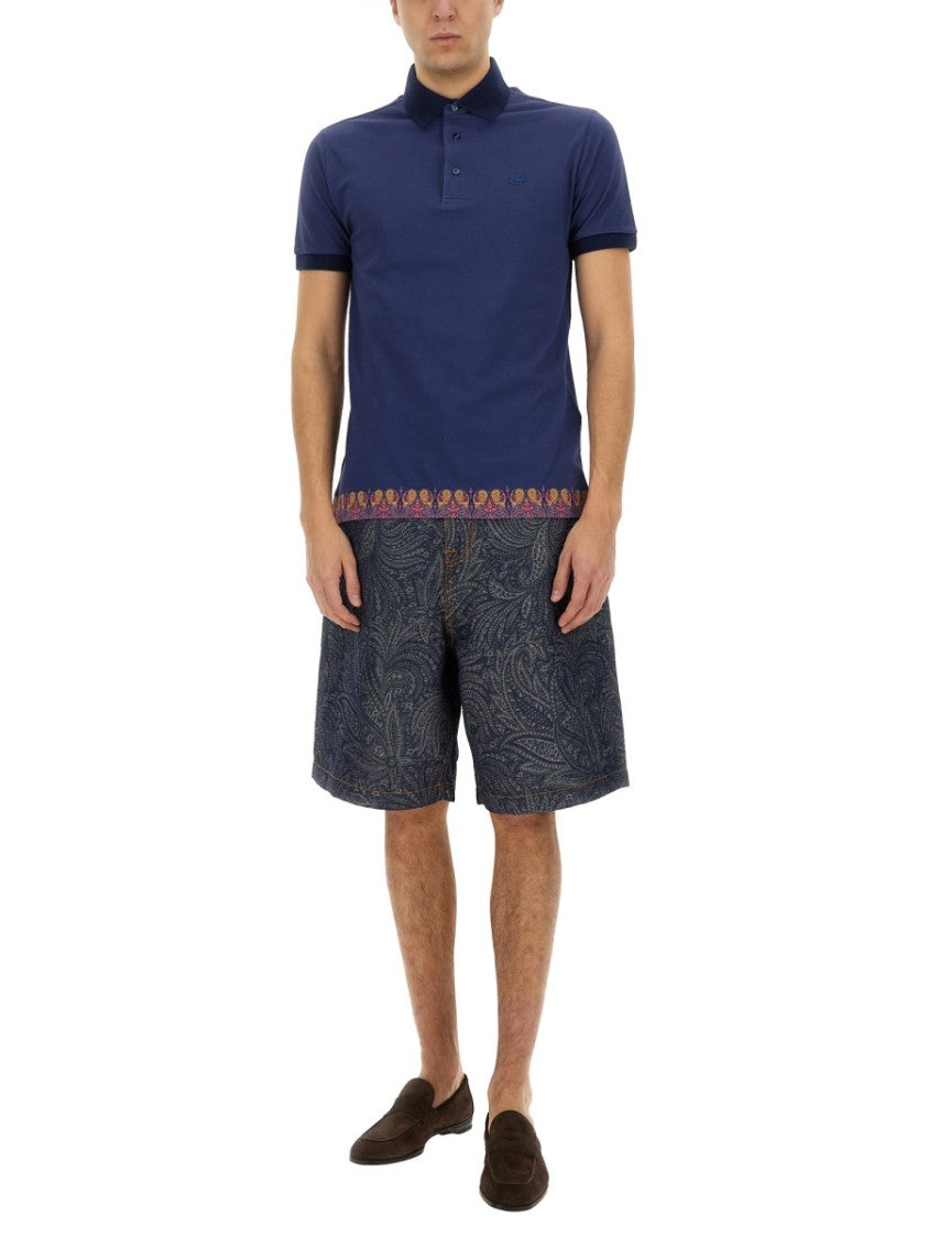 Etro Polo Shirt With Print