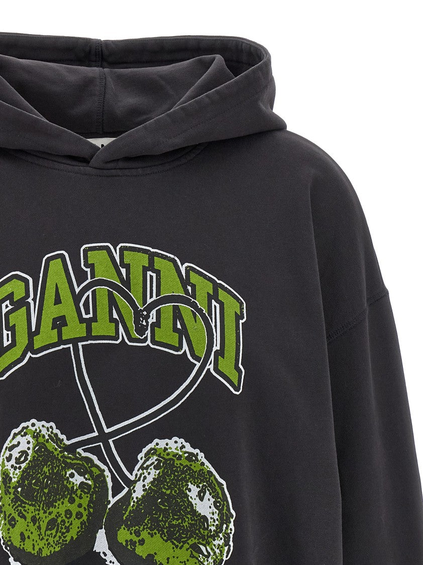 Ganni Basic Jersey Cherry' Hoodie