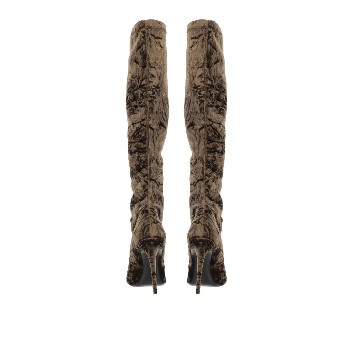Saint Laurent Talia Velvet Boots