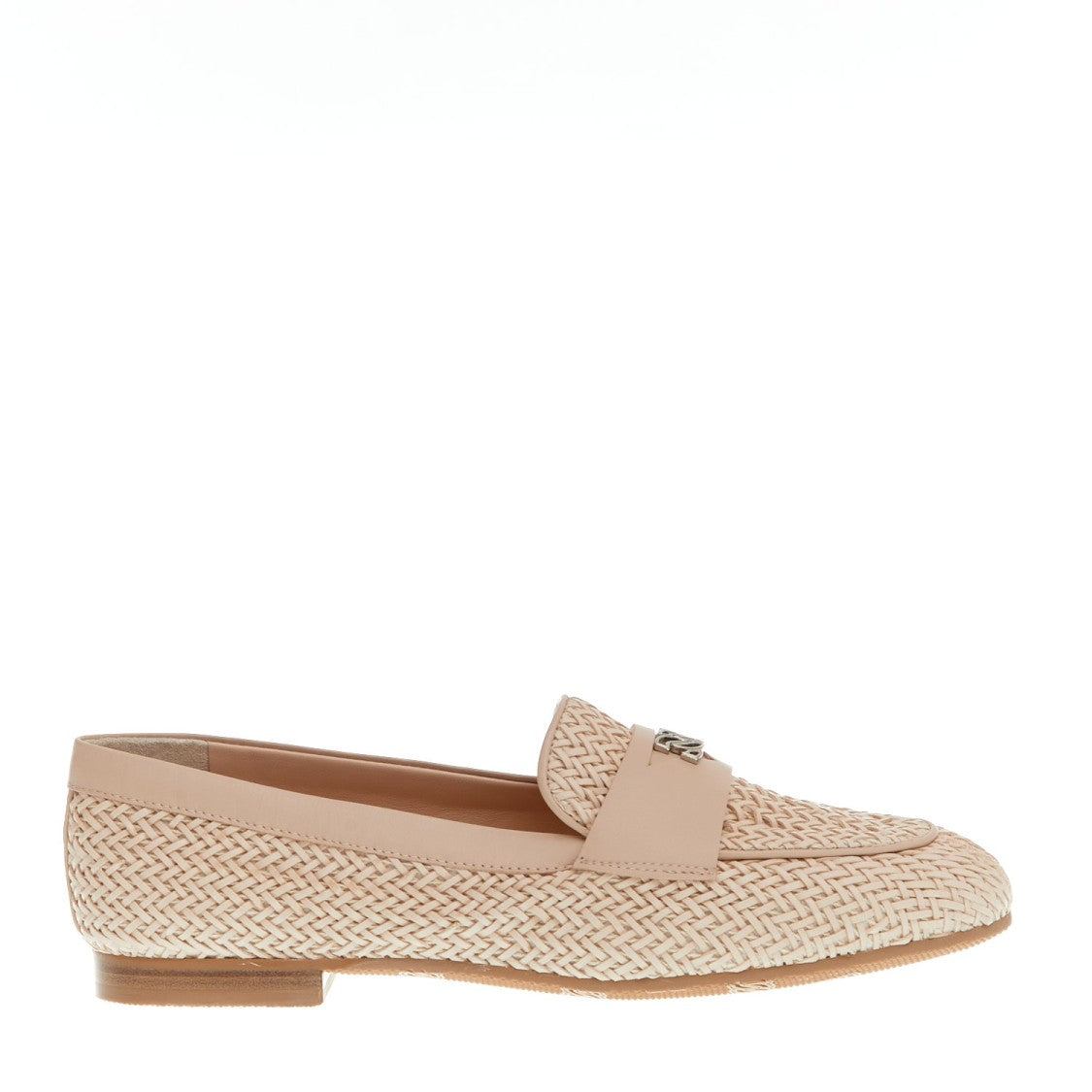 Casadei Mocassino Intreccio Nude