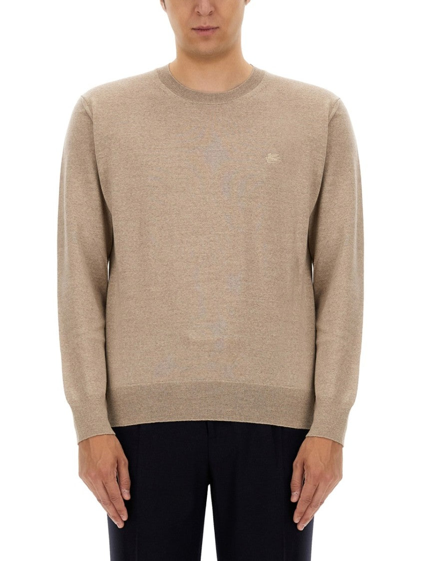 Etro Crew Neck Wool Jersey