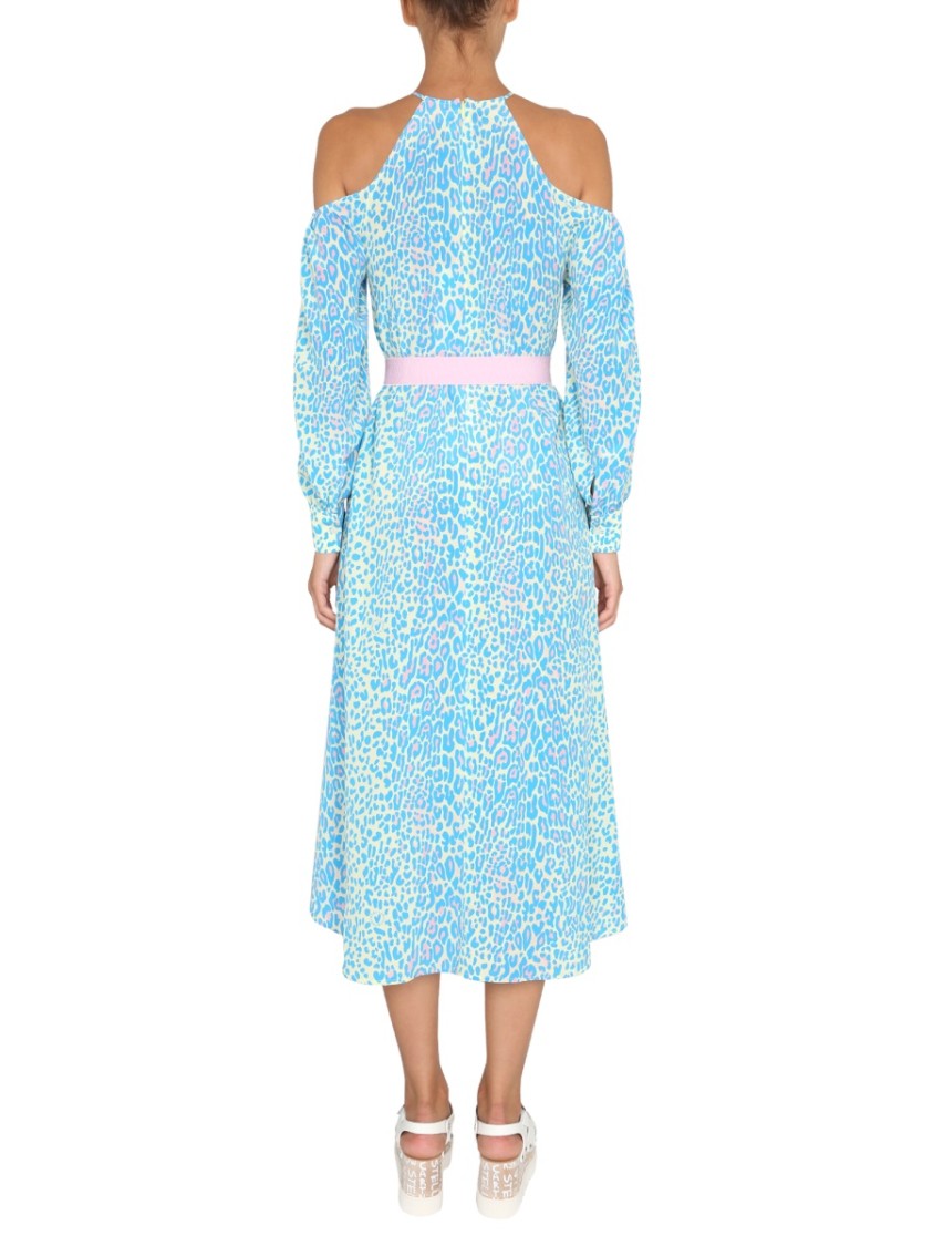 Stella Mccartney Midi Dress With Animal Print