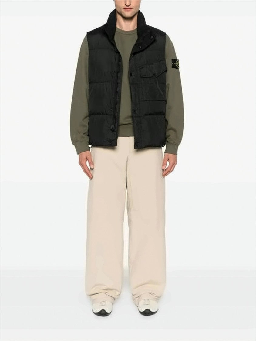 Stone Island Minimalist Olive Green Long-Sleeve Crewneck Sweatshirt