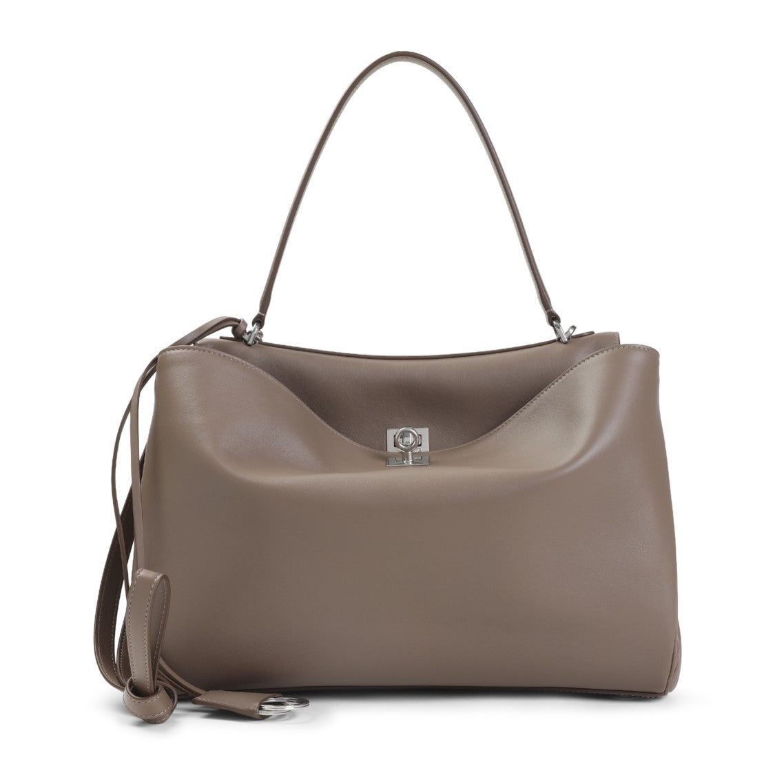 Balenciaga Rodeo M Brown Calf Leather Handbag