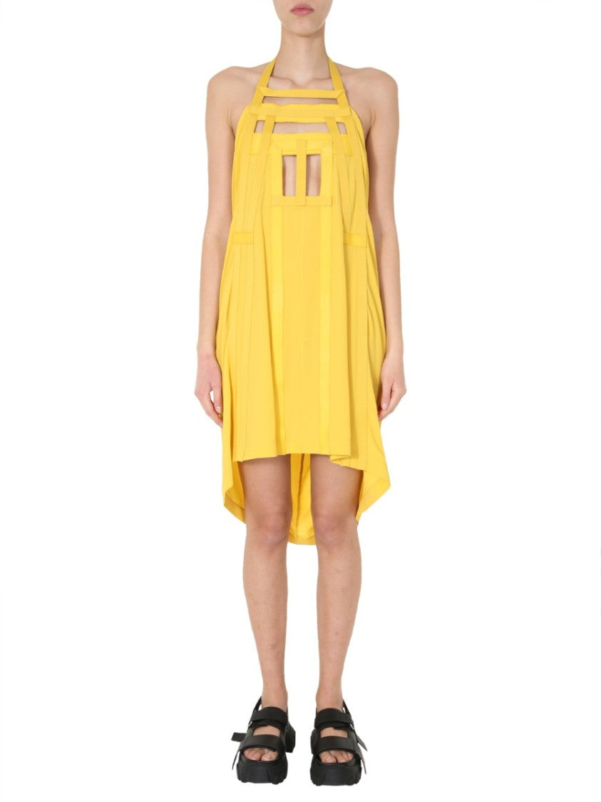 Rick Owens Geometric Cut-Out Midi Dress
