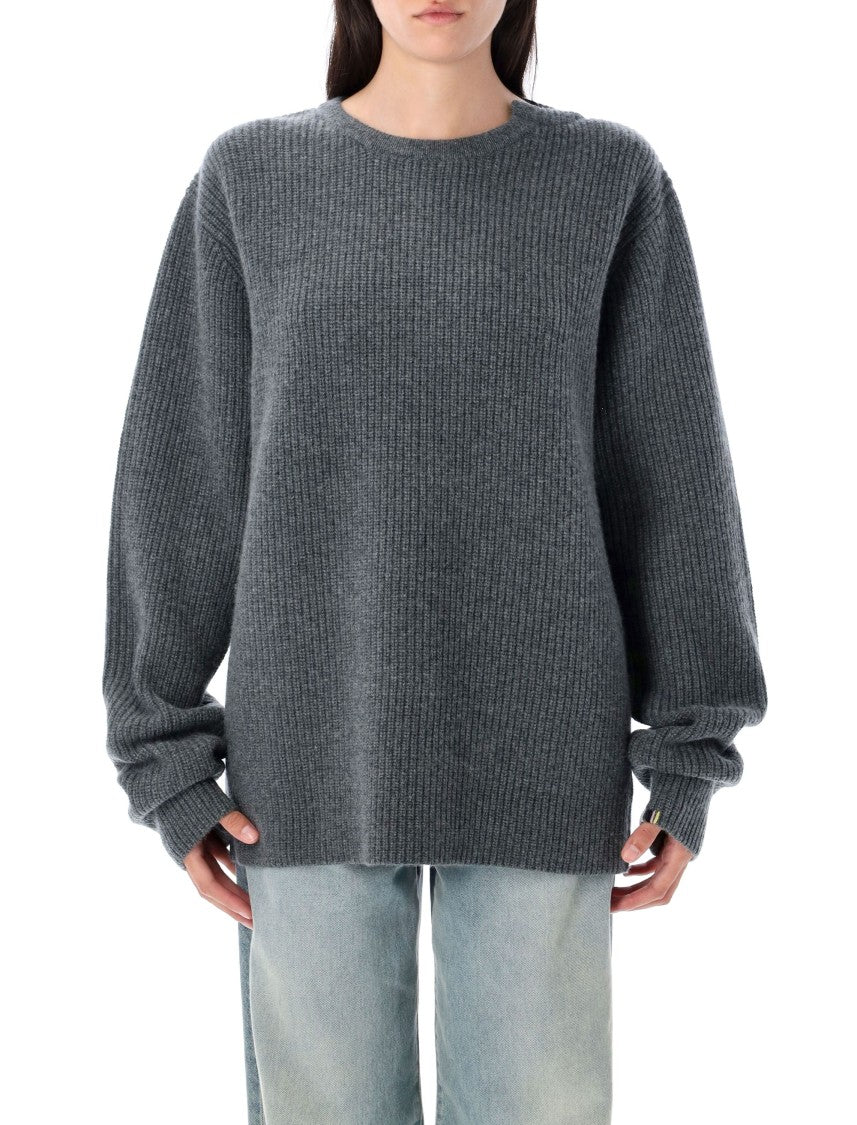 Extreme Cashmere You Ribbed Knit Sweater