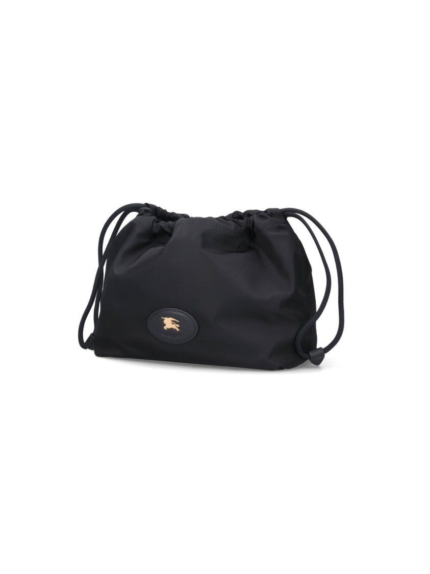 Burberry "Horseshoe" Pouch – Black