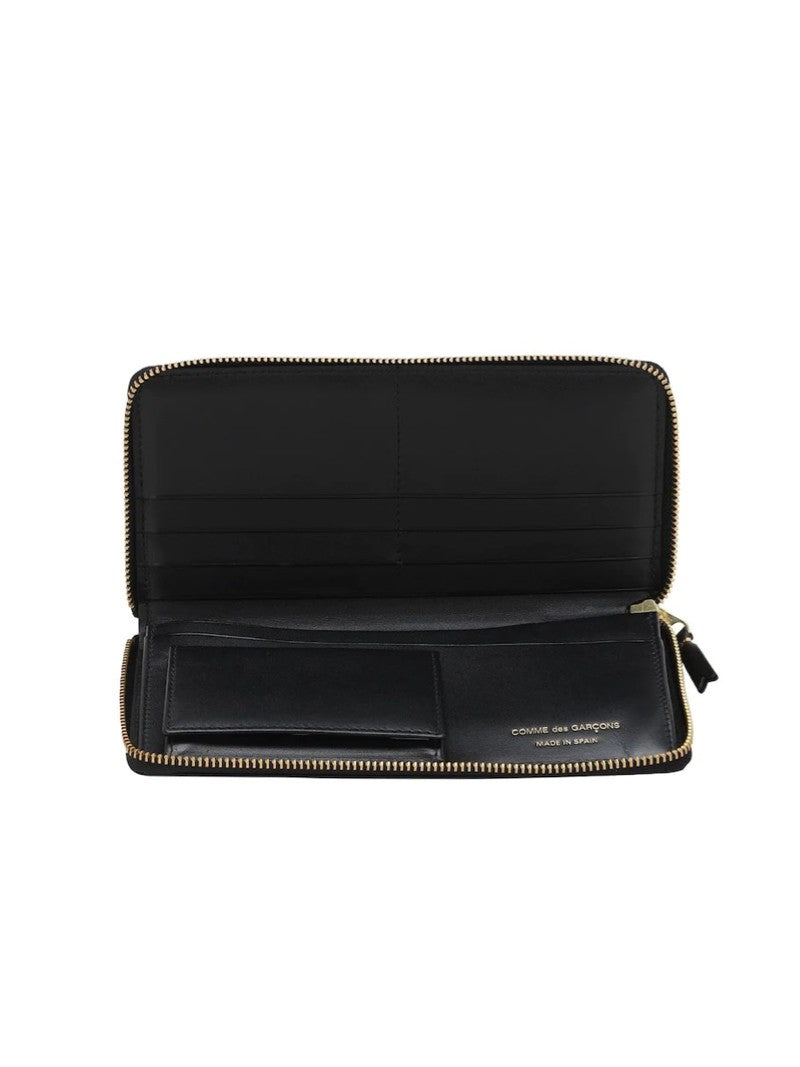 Wallet Cdg Polka Dot Zip Wallet Crafted In Premium Leather