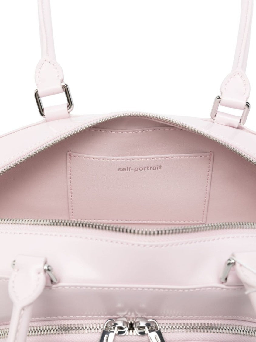 Self-Portrait Smooth Leather Shoulder Bag