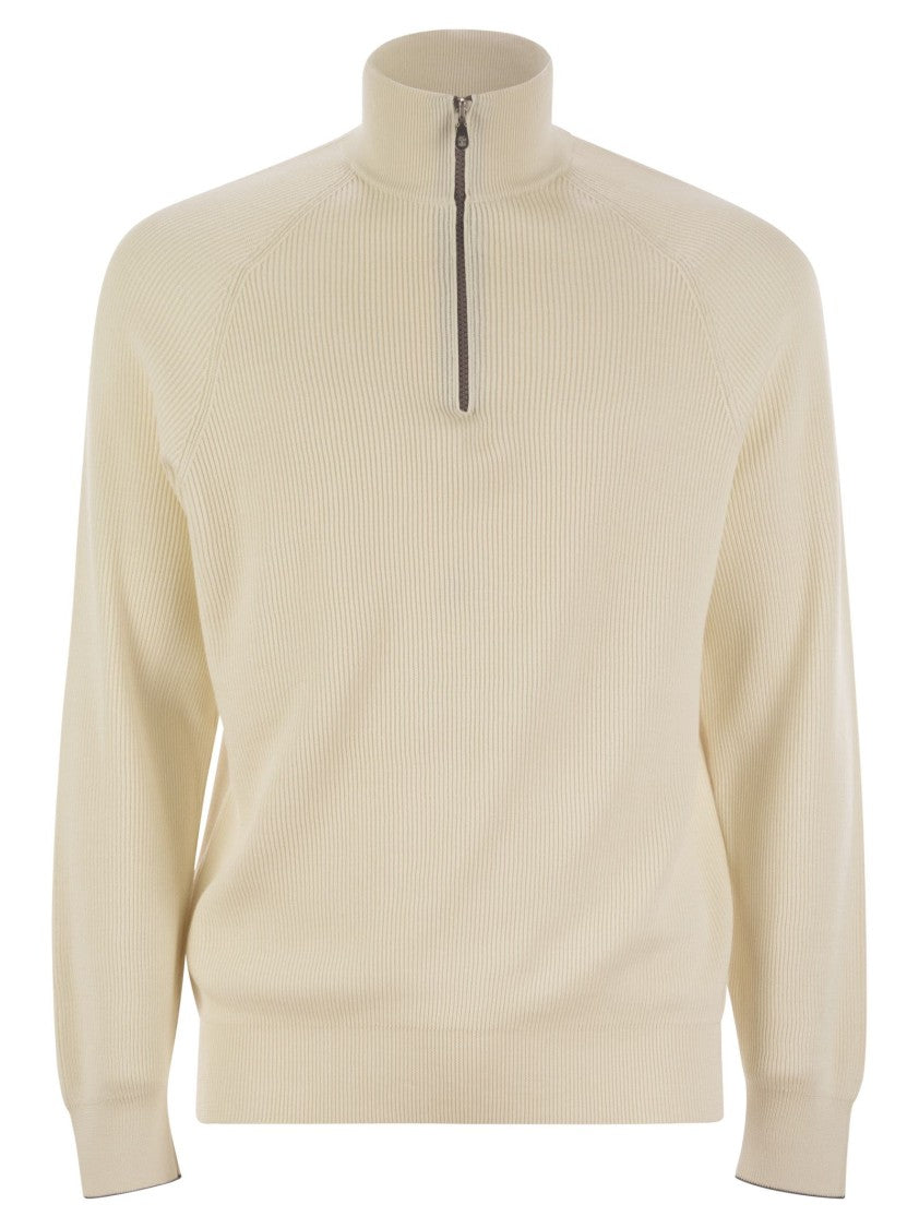 Brunello Cucinelli Cotton Rib Sweater
