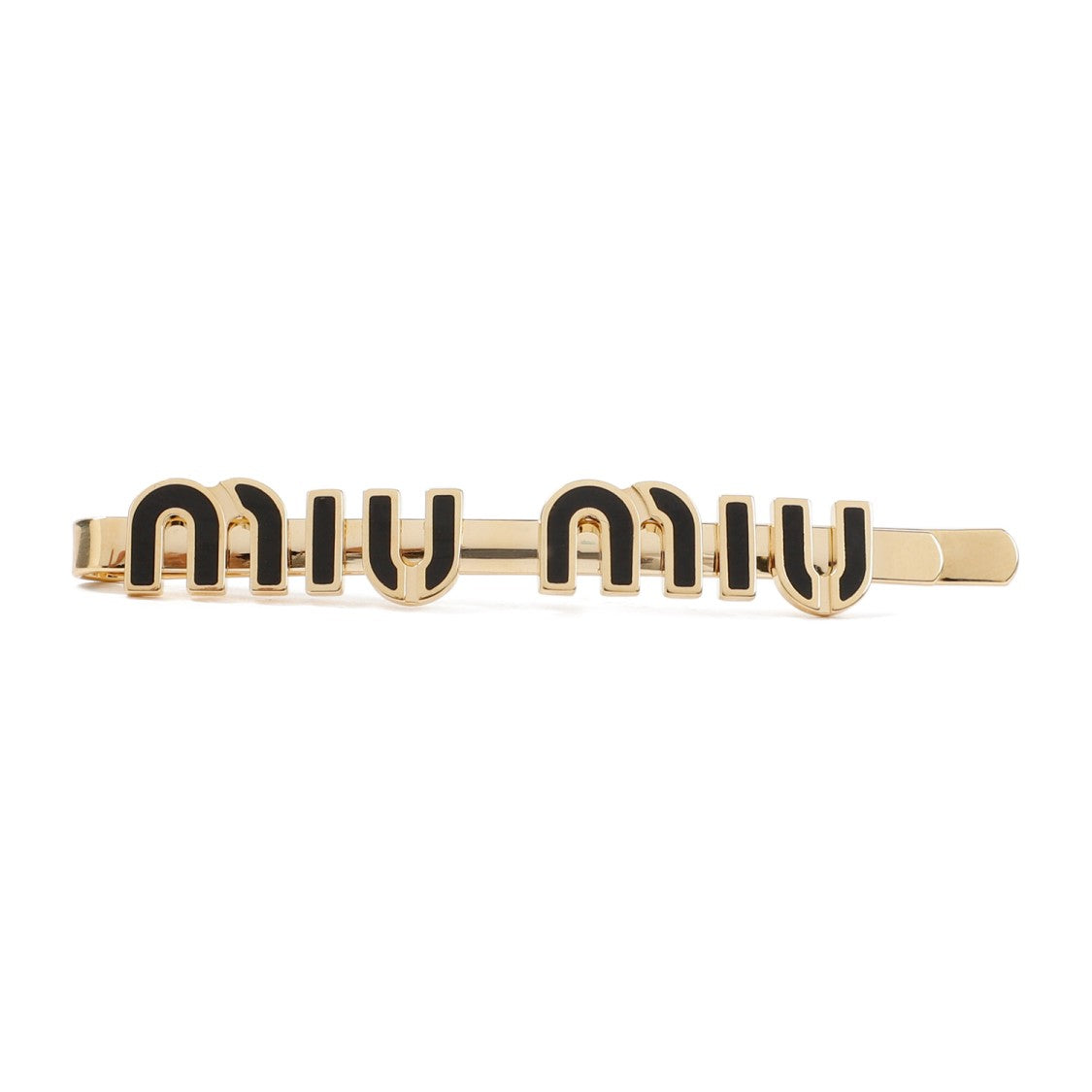 Miu Miu Polished Gold-Tone Brass Hair Clip