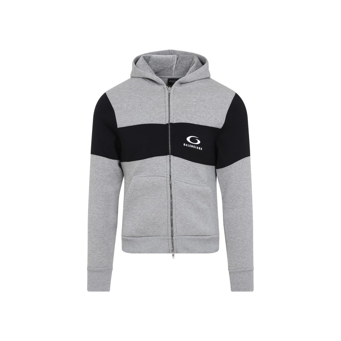 Balenciaga Zip-Up Grey Sweatshirt