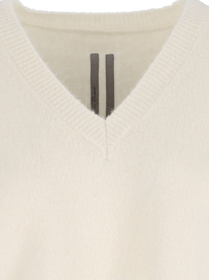 Rick Owens Alpaca Wool Sweater – Cream
