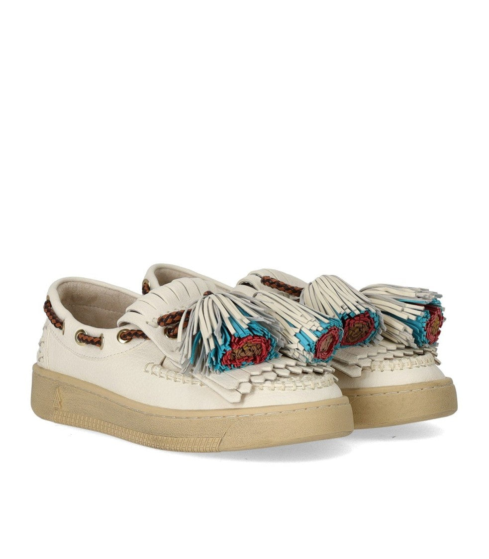 Elena Iachi Smash White Loafer