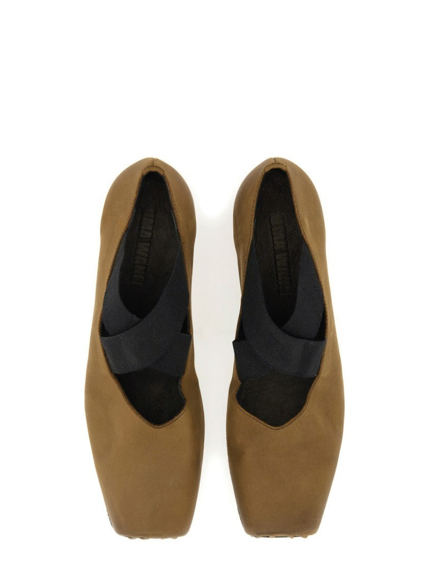 Uma Wang Leather Ballerina