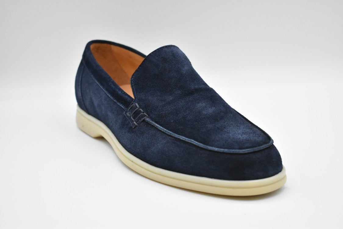 Mille885 Blue Flat Shoes