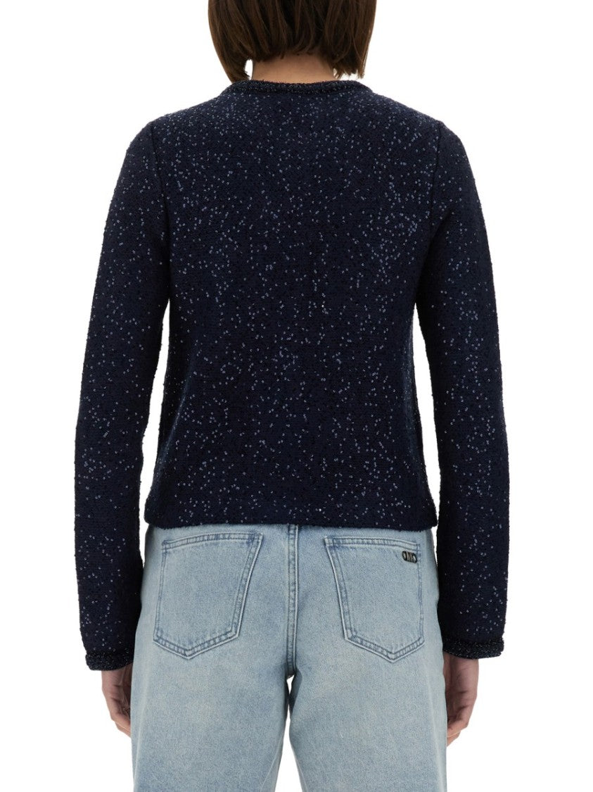 Michael Michael Kors Metallic Knit Jacket