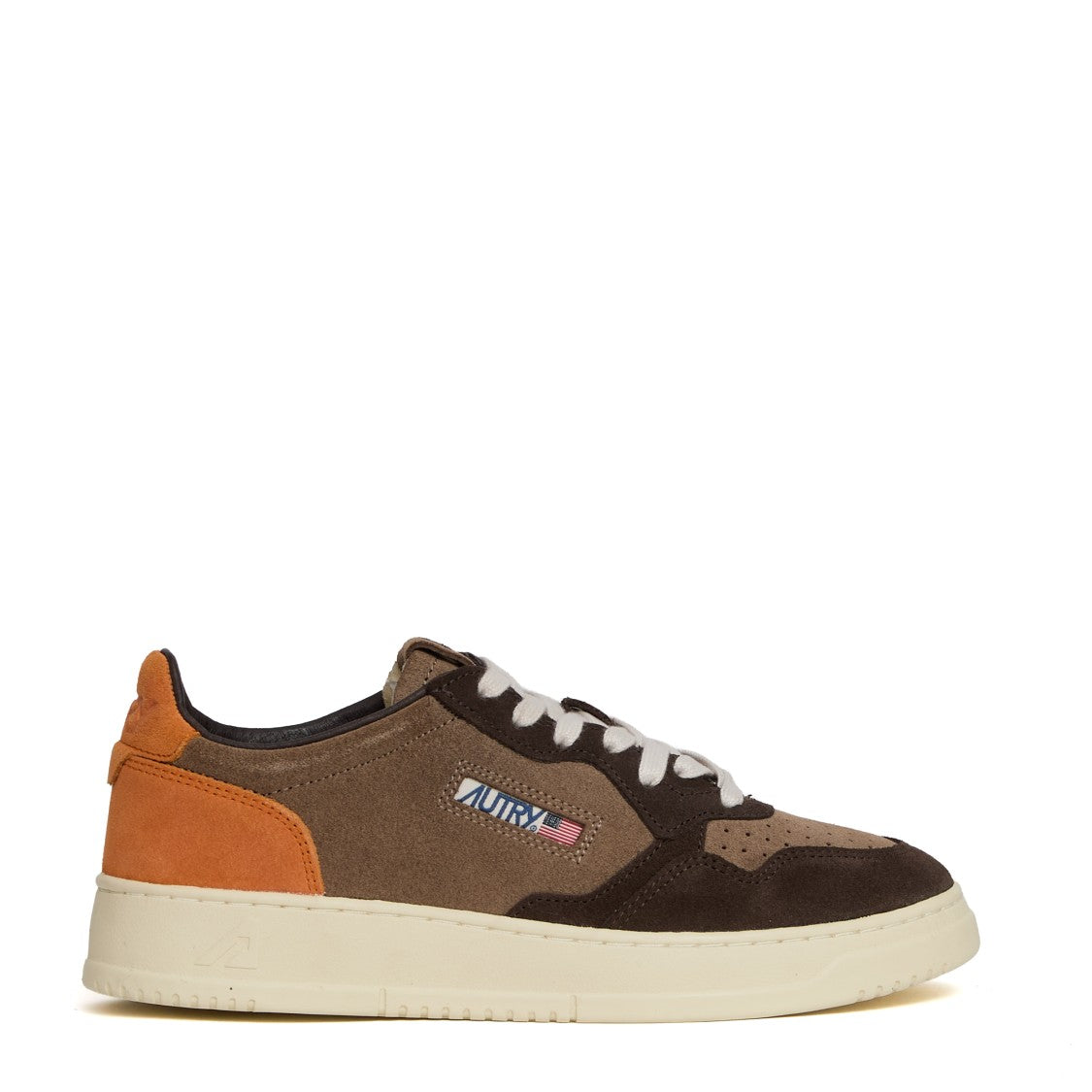 Autry Medalist Low Tricolor Suede Sneakers