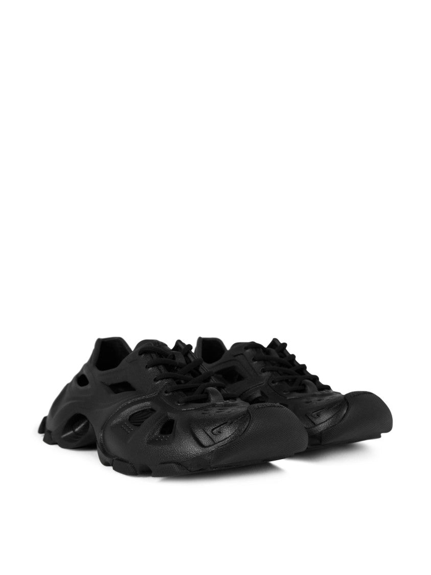 Balenciaga Hd Lace-Up Cut-Out Sneakers