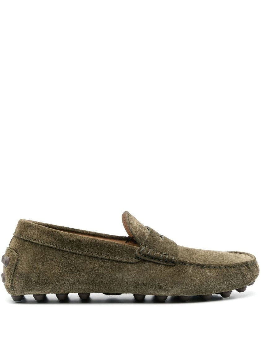 Tod's Gommino Bubble Suede Mocasins