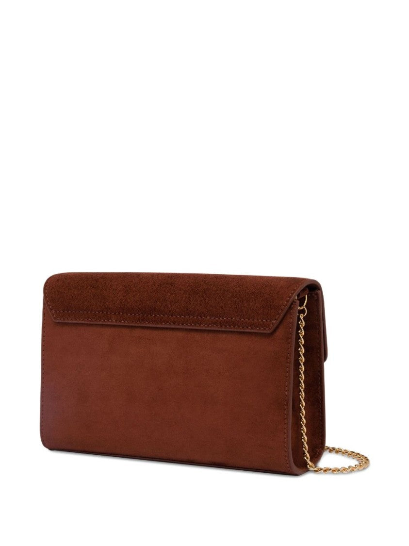 Love Moschino Shoulder Bag With Gold Heart Clasp