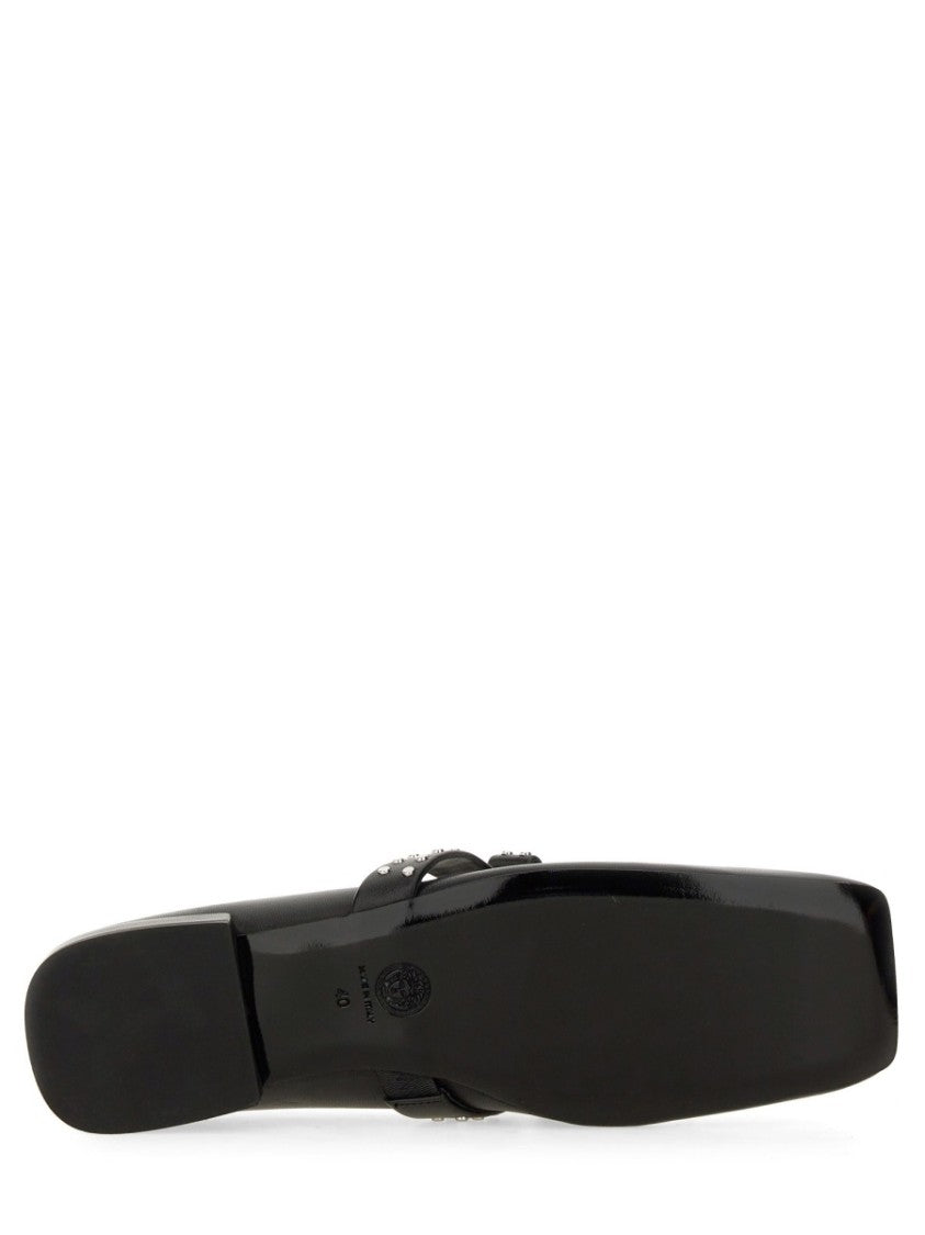 Versace Ballerina "Gianni" Ribbon With Studs