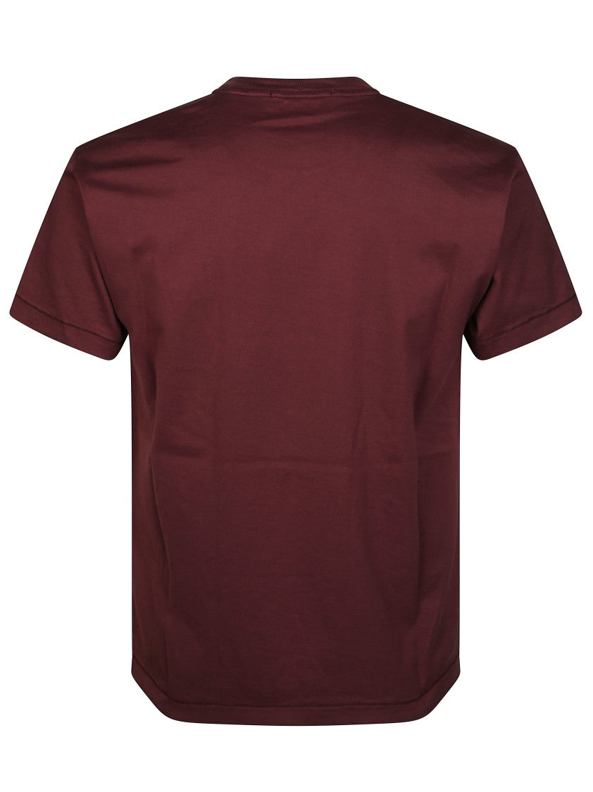 Stone Island Short-Sleeved Crew Neck T-Shirt With Compass Logo