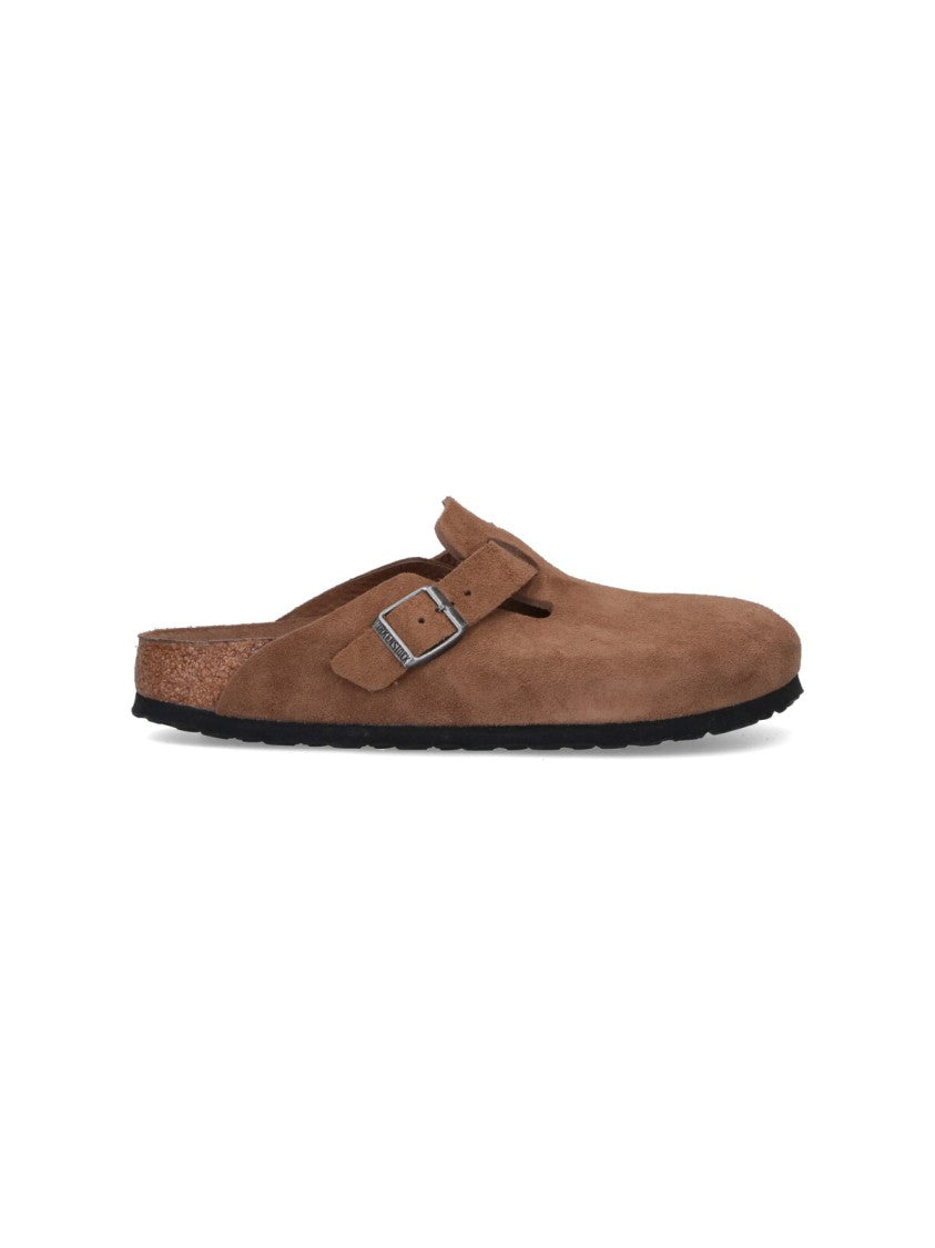 Birkenstock Boston Mules – Brown