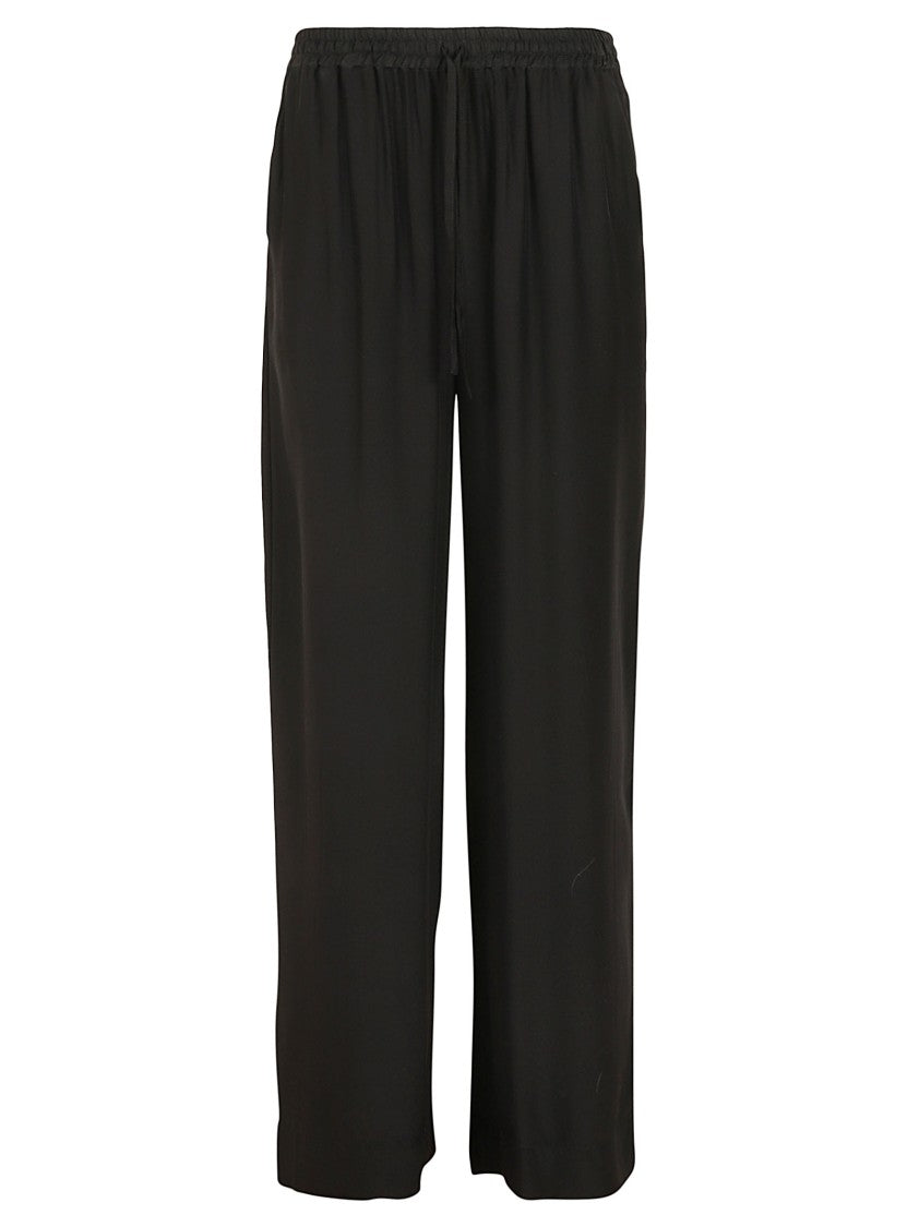 P.A.R.O.S.H. Silk Trousers With Wide Leg And Relaxed Fit