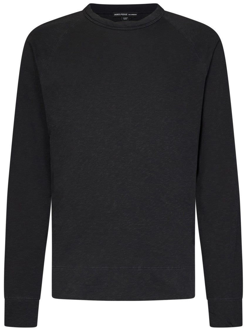 James Perse Vintage Charcoal Grey Supima Cotton Sweatshirt