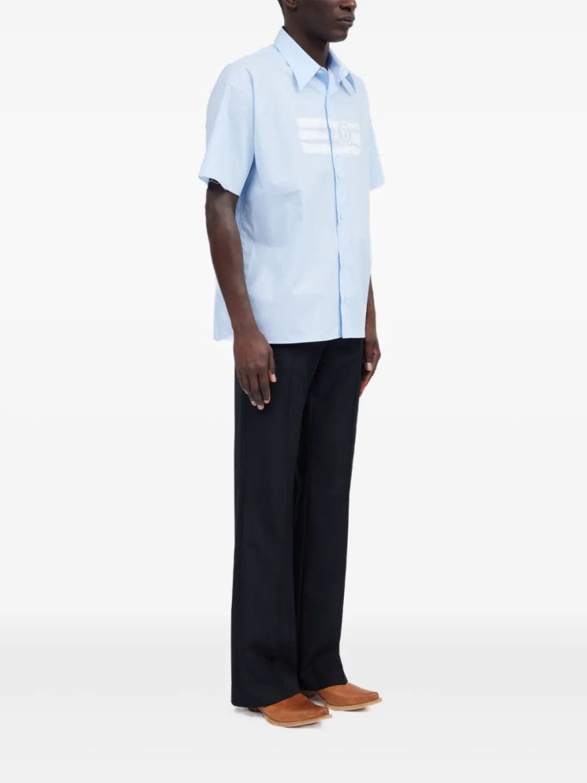 Mm6 By Maison Margiela Numbers-Motif Shirt