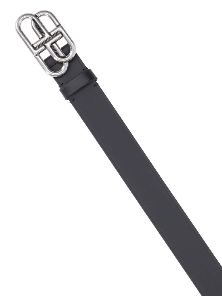 Balenciaga Bb High Belt – Black