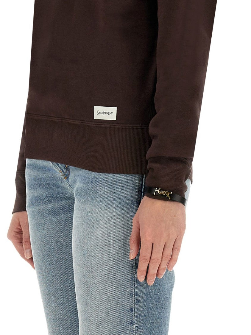 Saint Laurent Regular Fit Cotton Sweatshirt
