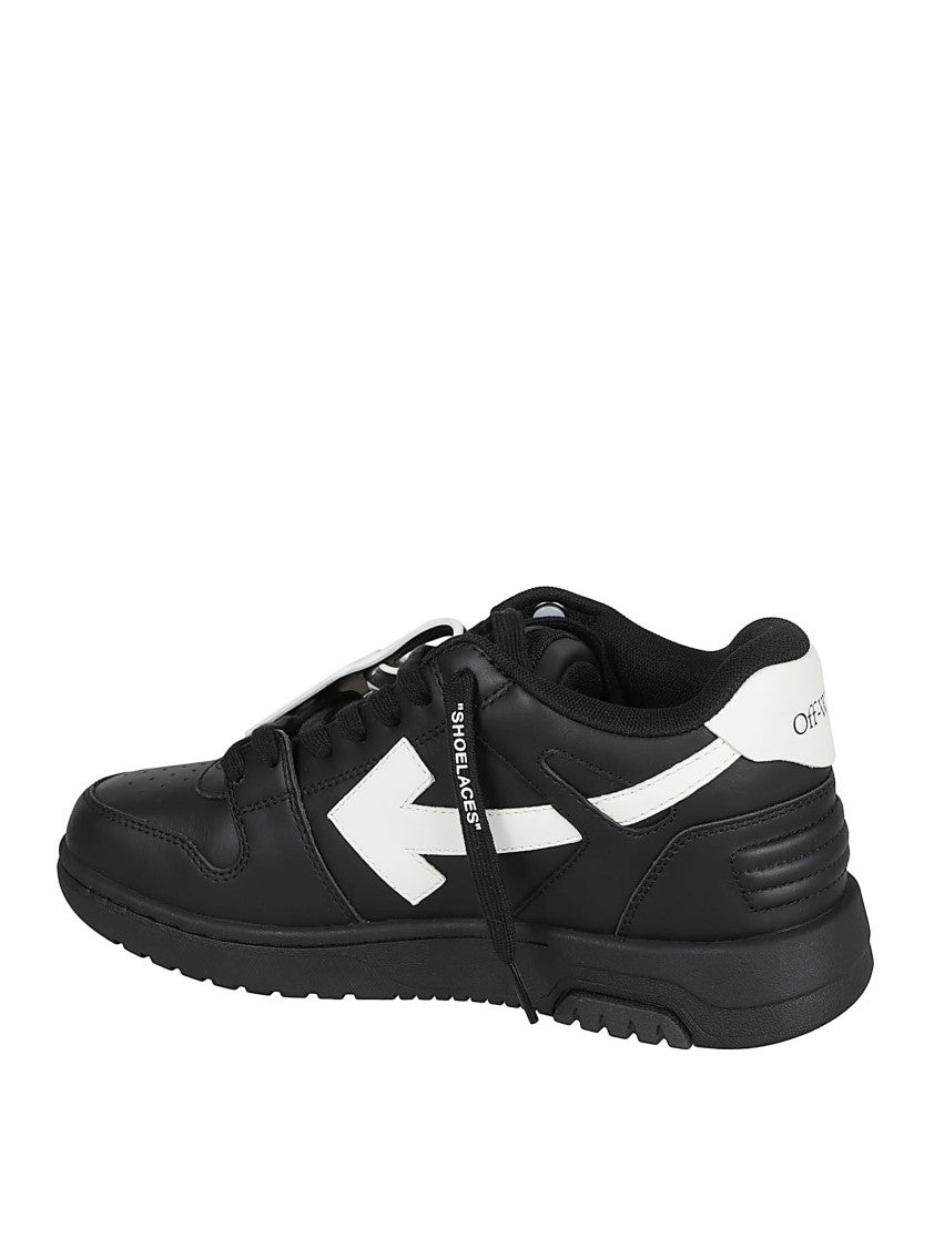 Off-White Low-Top Sneakers With White Arrow Motifs