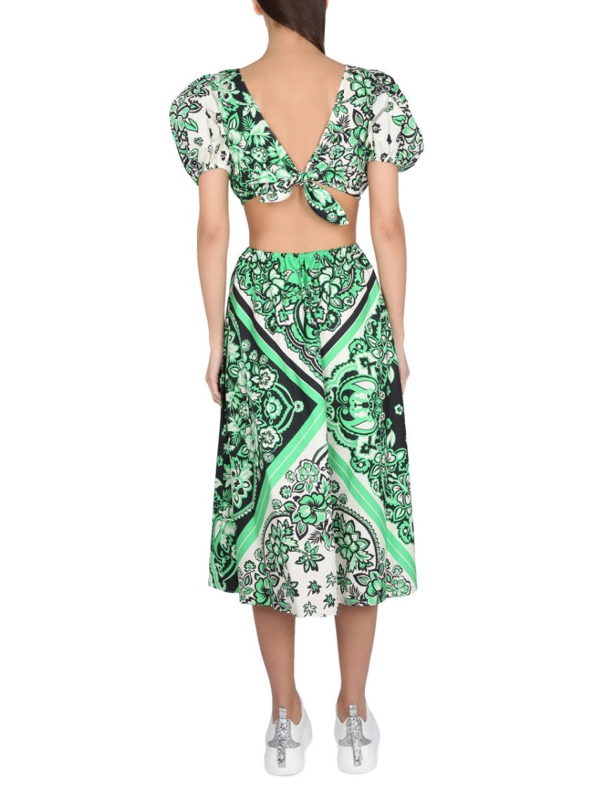 Red Valentino Bandana Print Dress