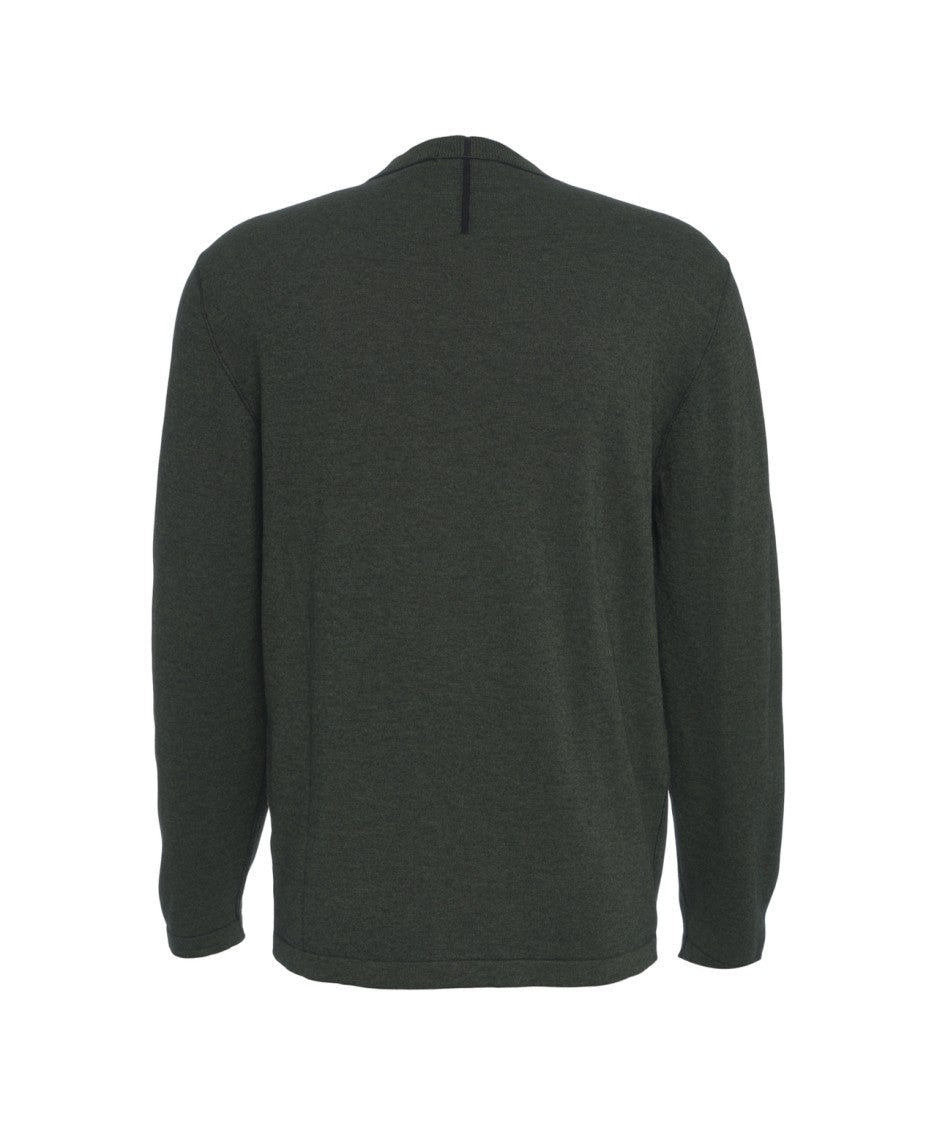 Transit Knit Sweater With Classic Round Neckline And Fine Texture