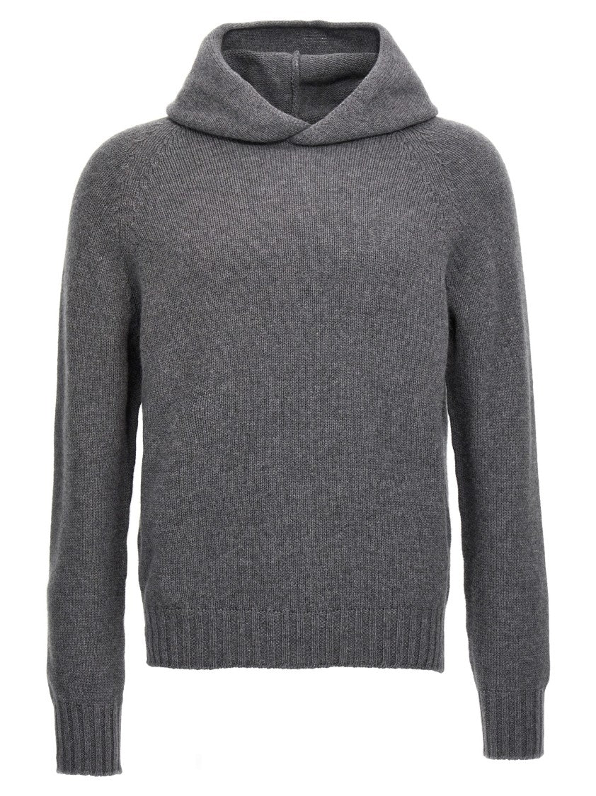 Ma'ry'ya Wool Hooded Sweater