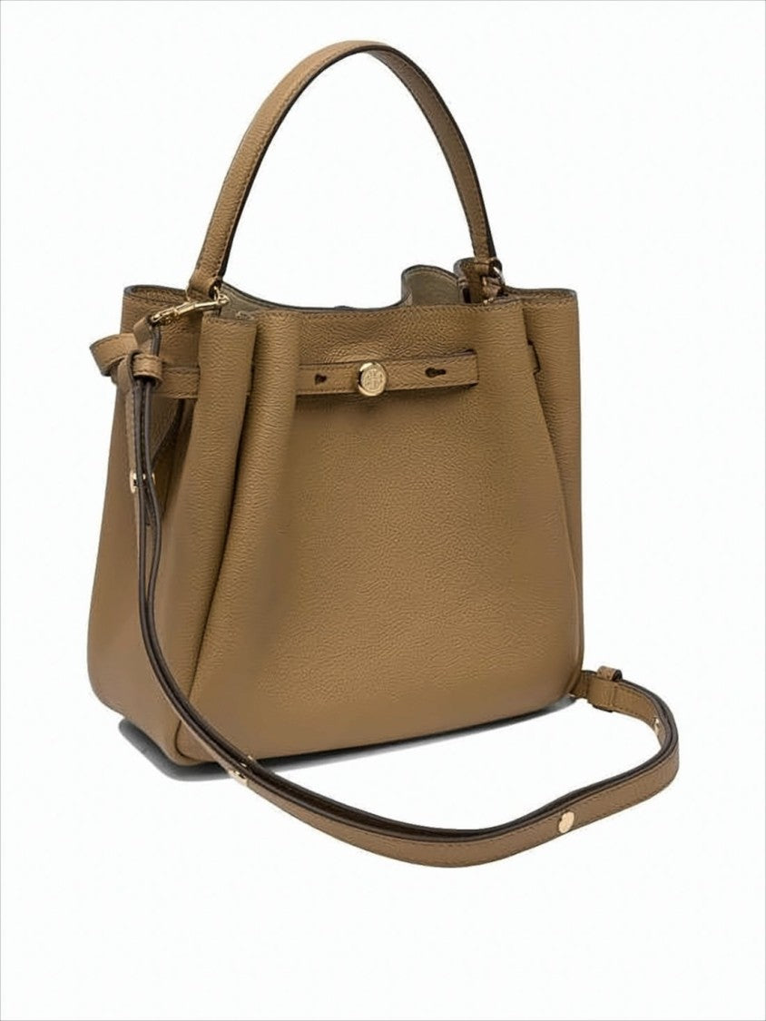 Tory Burch Textured Cowhide Leather Crossbody Bag With Gold-Tone Detail