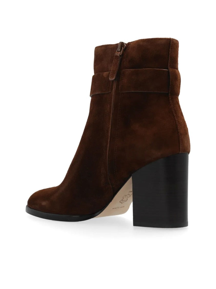 Tory Burch T Lock Heeled Ankle Boot 80Mm