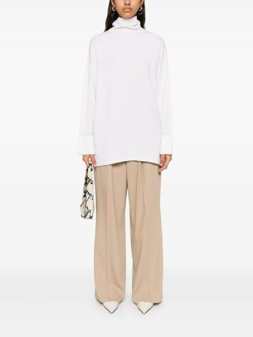 Max Mara High Neck Cashmere Top