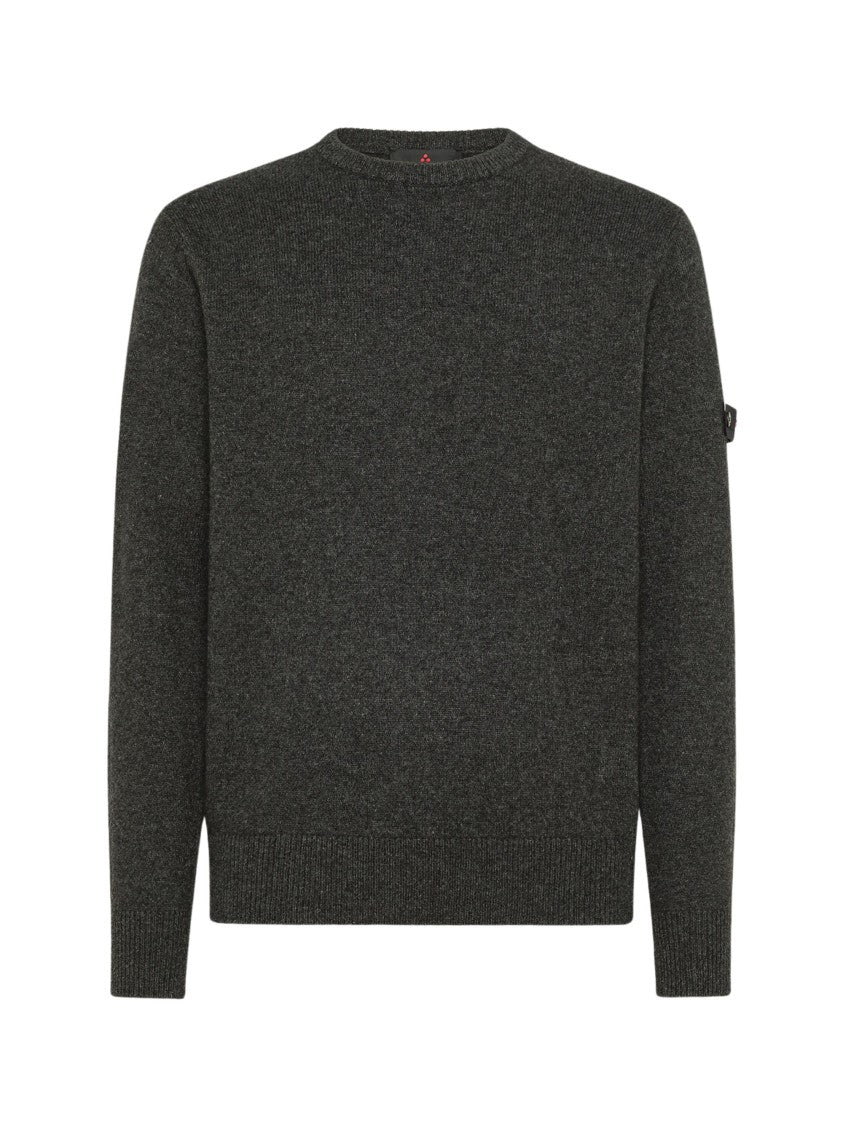 Peuterey Long-Sleeved Crewneck Sweater With Logo