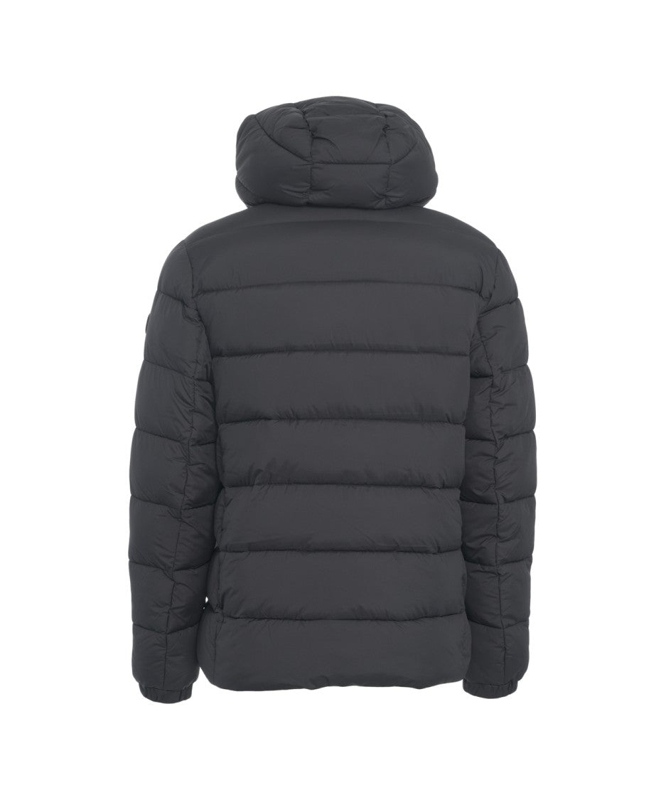 Save The Duck Functional Puffer Jacket With Fixed Hood And Plumtech Insulation
