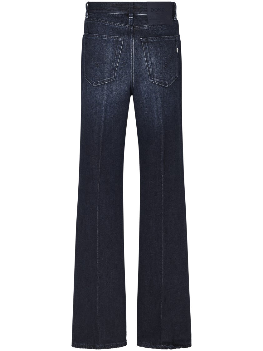 Dondup Wide-Leg Denim Trousers